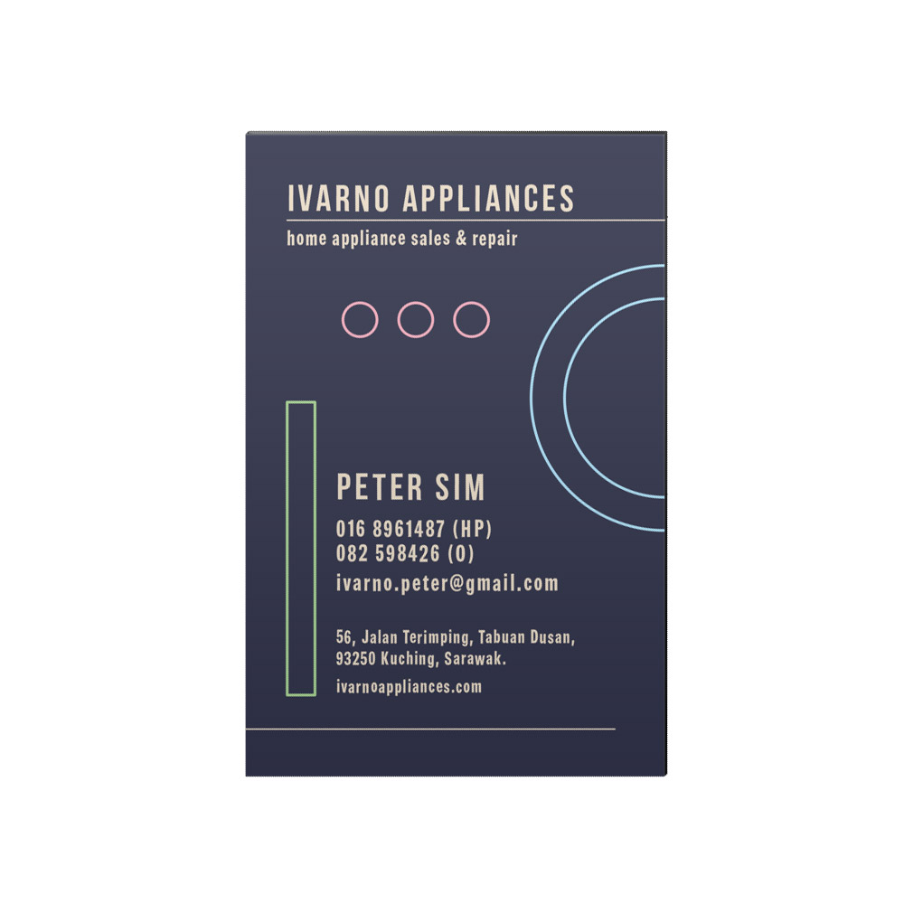 Business Card AsahiArts Printing Kuching Sarawak